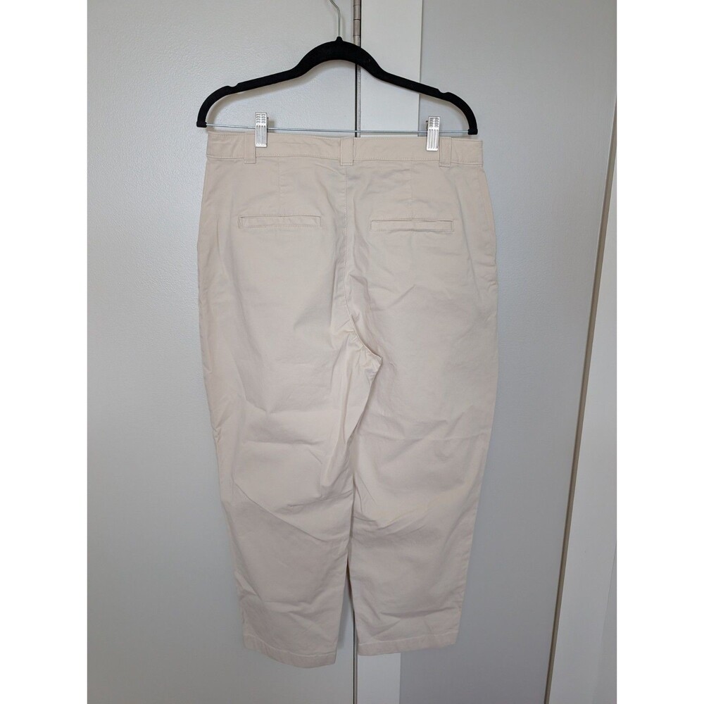 Gap Straight Up Khaki Pants Cream sz 12 - Picture 3 of 7